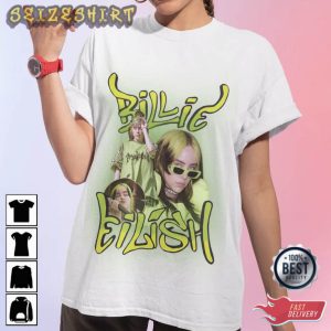 Billie Than Ever Vintage Crewneck, Trendy Shirts, Plus Size Y2k Top Music T-Shirt