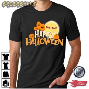Happy Halloween - Trick or Treat Pumpkin Halloween T-shirt