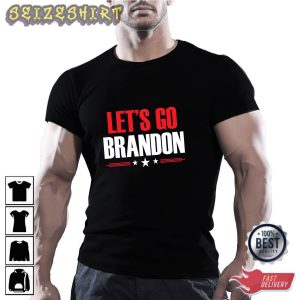 Let’s Go Brandon 3 Star Basic Graphic Tee