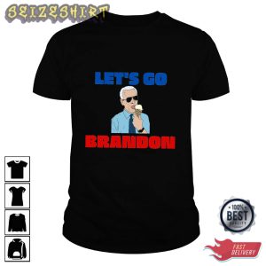 Let’s Go Brandon Eat Cream Hot Graphic Tee