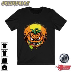 Fierce Pumpkin Face Shirt - Happy Halloween Shirt