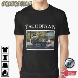 Zach Bryan Merch Zach Bryan Bronco Music T-Shirt