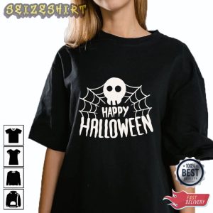 Halloween Skhullcap Spider Shirt For Sale