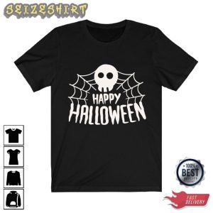 Halloween Skhullcap Spider Shirt For Sale