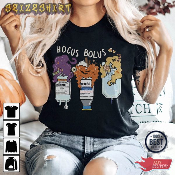 Hocus Bolus Holiday Halloween T-Shirt