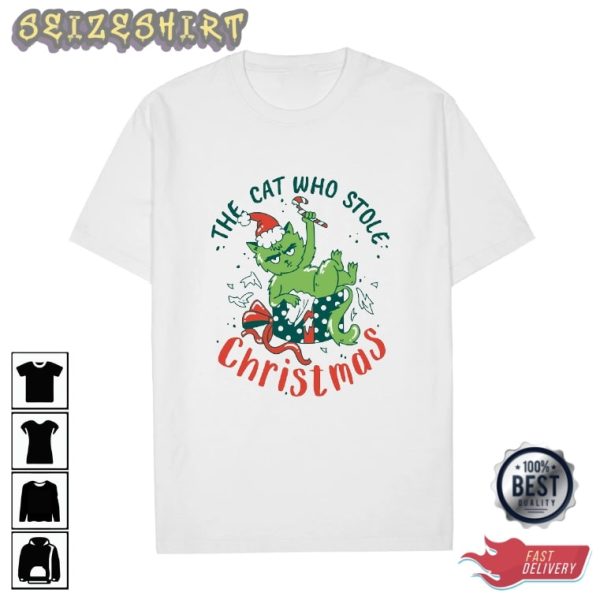 The Cat Who Stole Christmas Best Graphic Tee