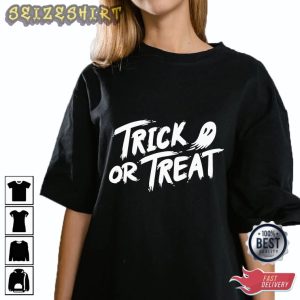 Trick or Treat Ghost Holiday Halloween T-shirt