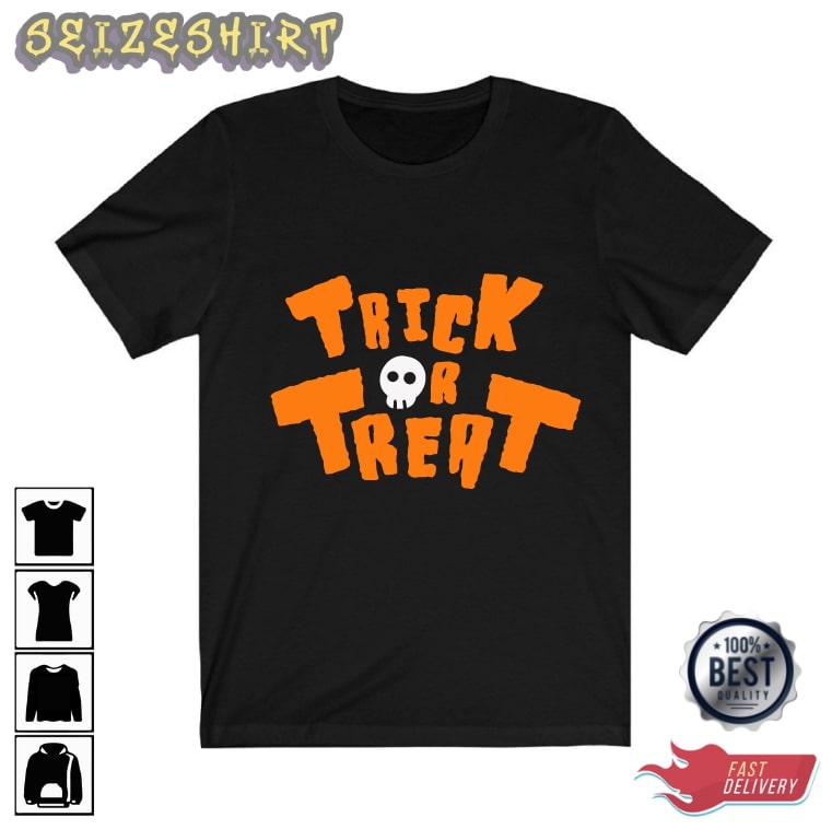 Skullcap Trick or Treat Shirt Holiday Halloween