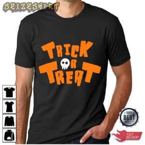 Skullcap Trick or Treat Shirt Holiday Halloween