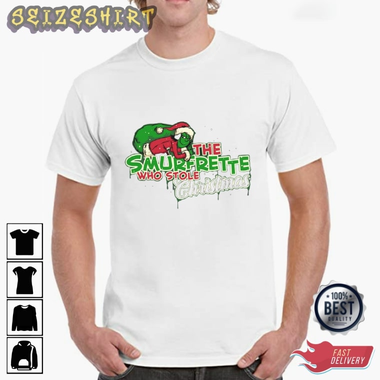 The Smurfrette Who Stole Christmas Graphic Tee