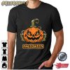 Halloween Flaming Pumpkin Face Shirt
