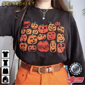 Boo Pumpkins Jack O Lantern Fall Holiday Halloween T-Shirt