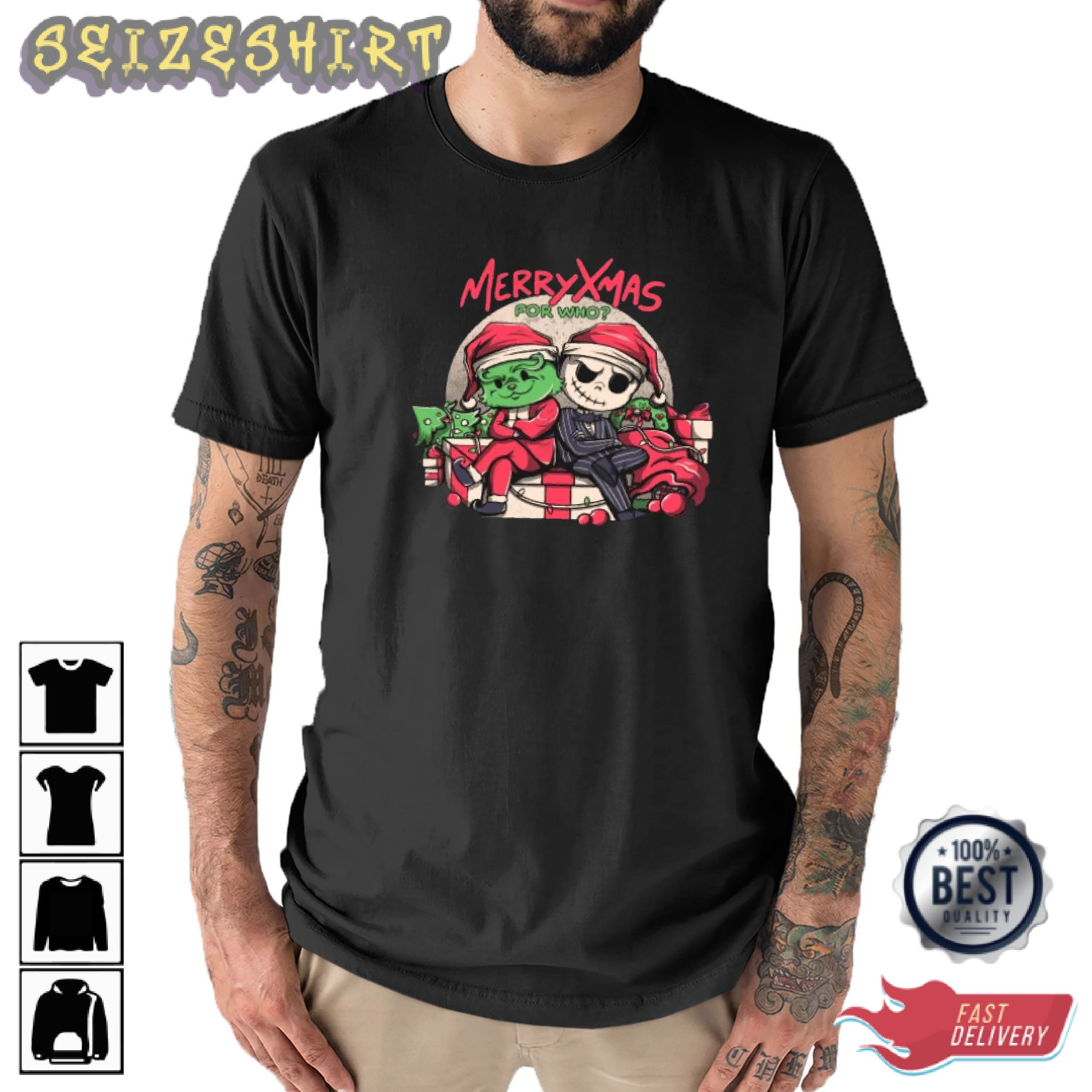 Merry Xmas For Who Christmas Graphic Tee