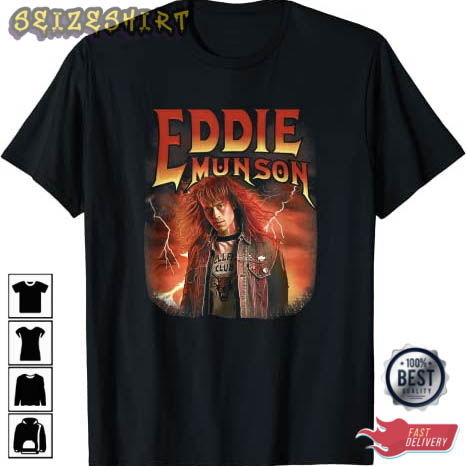 Bat King Eddie Munson Stranger Things 4 Movie T-Shirt