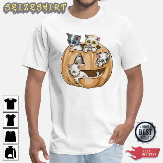 Halloween Cats Holiday Halloween T-Shirt