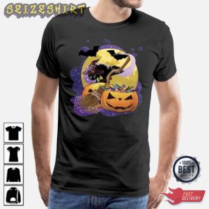 Halloween Black Cat Holiday Halloween T-Shirt