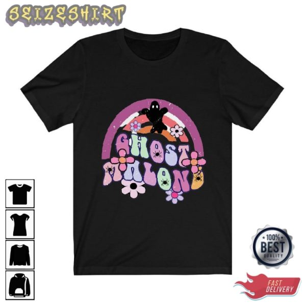 Ghost Malone Flower Spider T- shirt