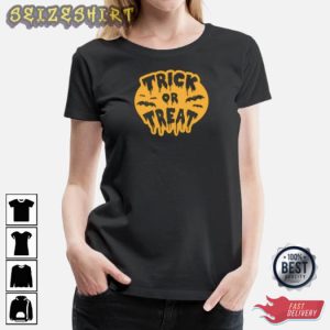Gladditudes Trick or Treat Holiday Halloween T-Shirt