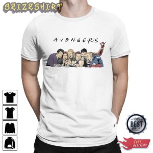 Sitcom Friends Avengers Movie T-Shirt