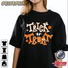 Trick Or Treat Skeleton Spider Halloween T- shirt