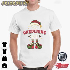 The Gardening Elf Best Christmas Graphic Tee