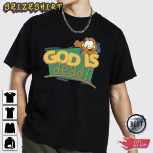 Garfield God Is Dead Movie T-Shirt