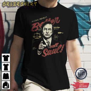 Better Call Saul, Saul Goodman Movie T-Shirt