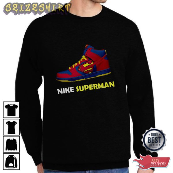 Nike Superman Shoe Color Best Graphic Tee