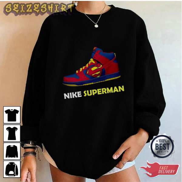 Nike Superman Shoe Color Best Graphic Tee