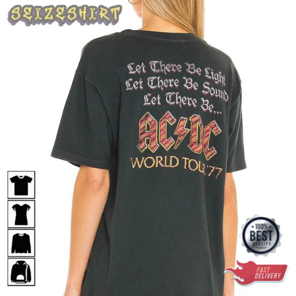 ACDC Rock Band World Tour Vintage T-Shirt