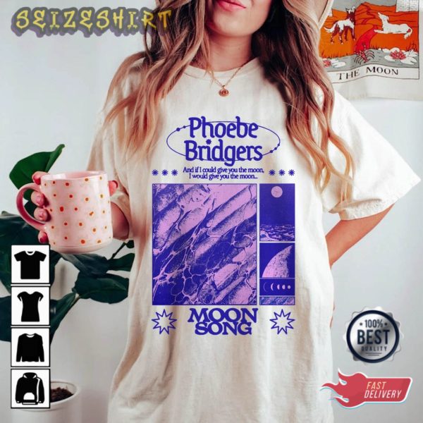 Aesthetic Album Moon Songs Phoebe Merch T-Shirt