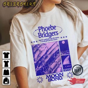 Aesthetic Album Moon Songs Phoebe Merch T-Shirt_2