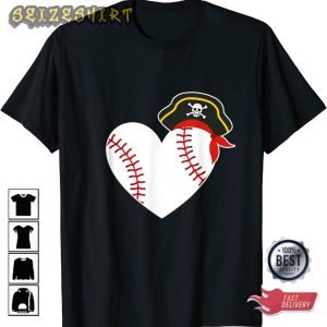 Pirate for Baseball Player Graphic Tees