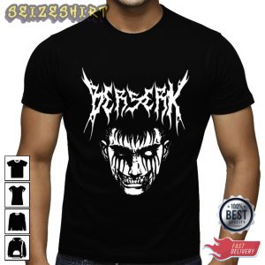 Berserk Skull Knight Anime Japan Band T-shirt
