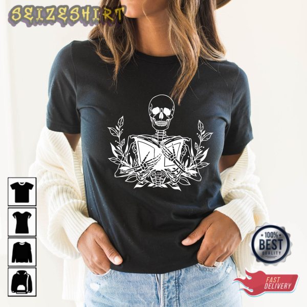 Death By TBR Shirt, Skeleton Book Shirt, Book Club Shirt