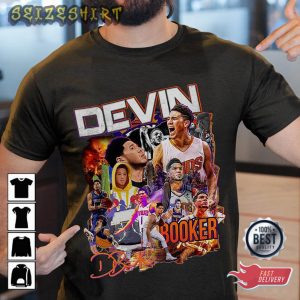Devin Booker Vintage Fan Basketball T-Shirt