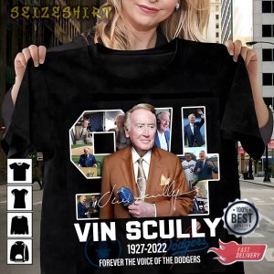 Vin Scully Forever The Voive Of The Doogers T-Shirt