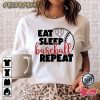 Eat Sleep Baseball Repeat T-Shirt Design