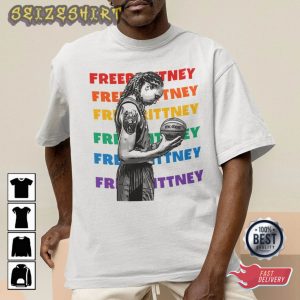Free Brittney Griner Shirt Support Womens Basketball T-Shirt