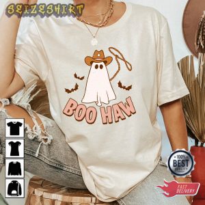 Halloween Shirt, Fall Shirt, Cowgirl Ghost, Cute Ghost Shirt