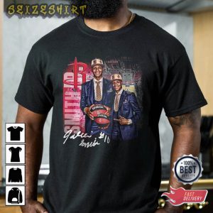 Jabari Smith Jr 2022 Vintage Memphis NBA Draft 2022 T-Shirt_2