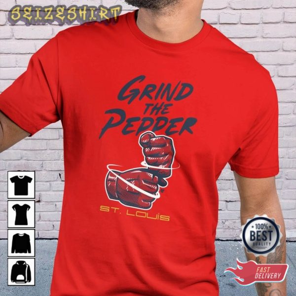Lars Nootbaar Grind The Pepper Baseball Sports T-Shirt