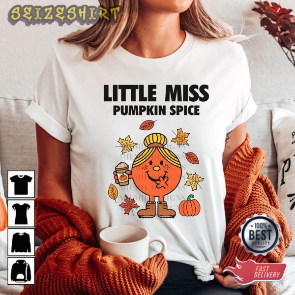 Little Miss Pumpkin Spice T-Shirt, Fall Gifts