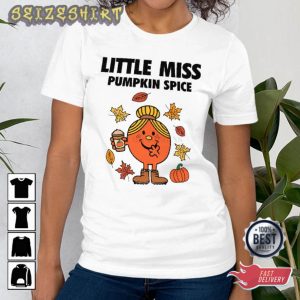 Little Miss Pumpkin Spice T-Shirt,fall gifts
