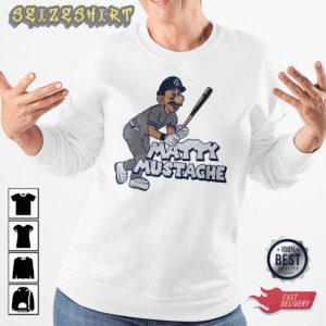 Matty Mustache Baseball HOT Sports T-Shirt