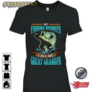 My Favorite Fishing Buddies Call Me Dad T-Shirt