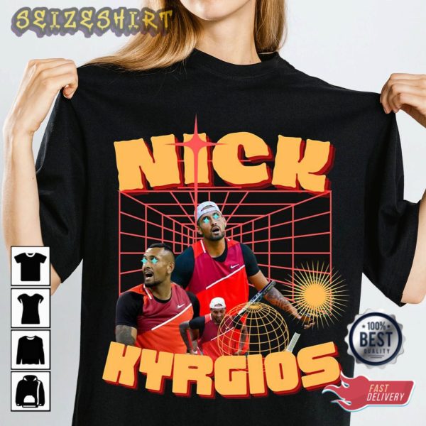 N.Kyrgios Us Open T-shirt Design