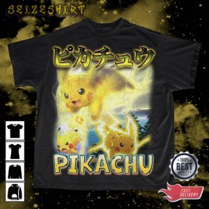Pokemon Pikachu Anime Merch T-Shirt