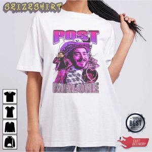 Post Malone Tour Music Concert 2022 Merch Shirt