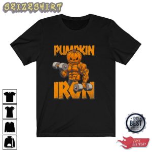 Pumpkin Iron Graphic Tee Shirt
